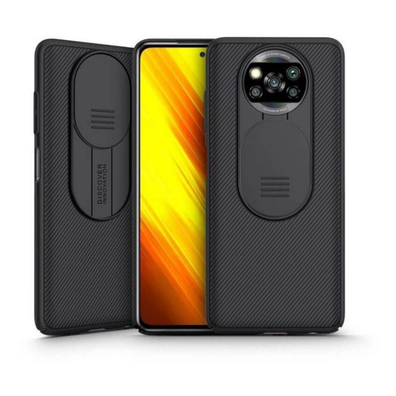 NILLKIN - Case Nillkin Xiaomi Poco X3 o X3 PRO Camshield Funda Híbrida Negro.