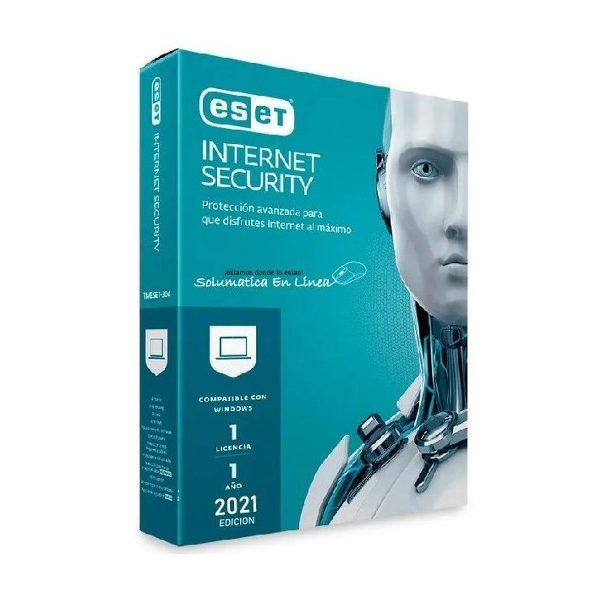 ESET - Antivirus - Eset Internet Security 1Pc 1 Año - En Caja