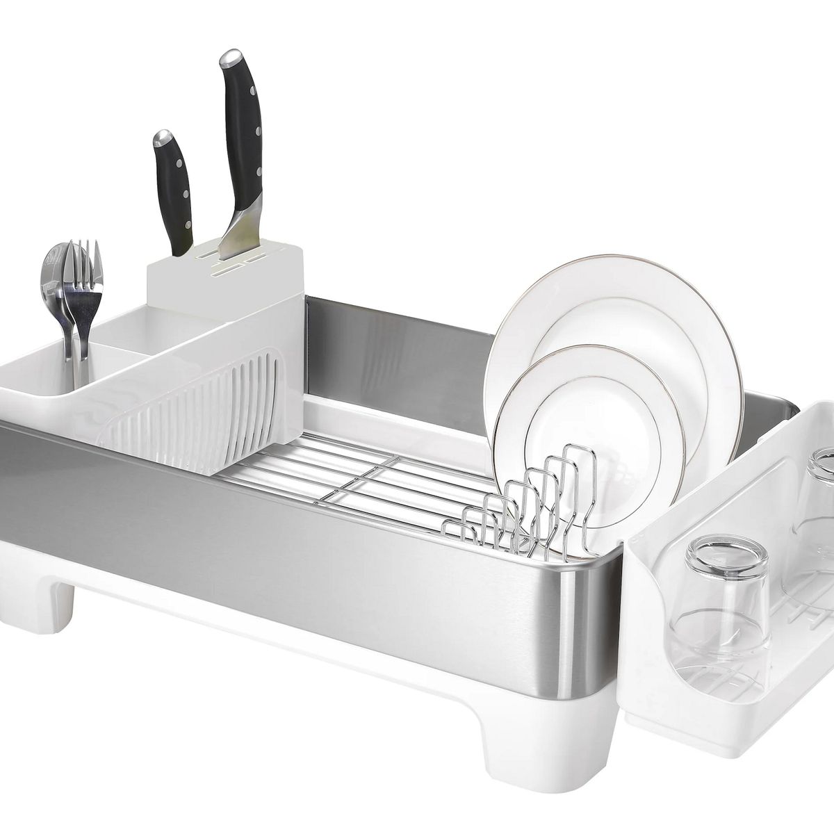 EKO - Escurridor de platos acero EKO Regal blanco