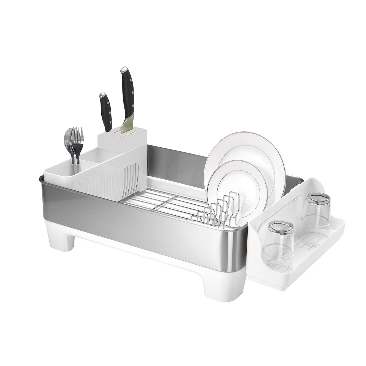 EKO - Escurridor de platos acero EKO Regal blanco