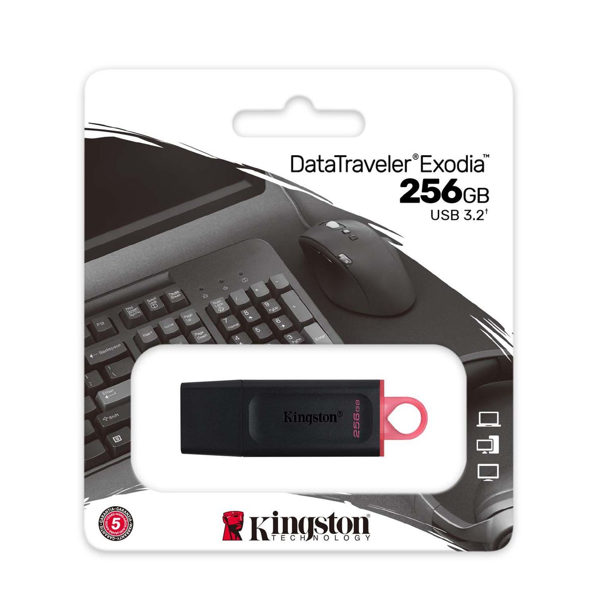 KINGSTON - Memoria USB DT EXODIA 256GB KINGSTON 3.2