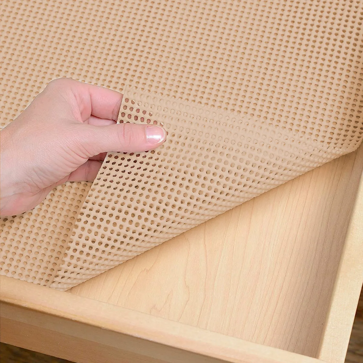 CONTACT - Cobertor Premium No Adhesivo Gris Pardo 50.8 x 120 cm.