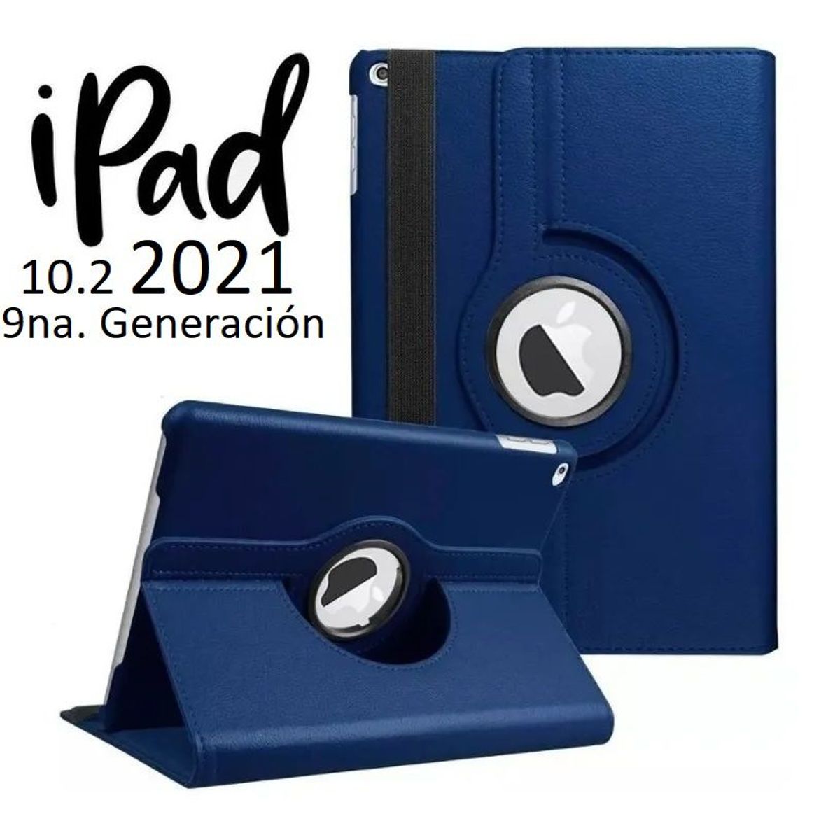 GENERICO - Funda Case Cover Giratoria 360° para iPad 10.2 9na Gen A2602 A2604