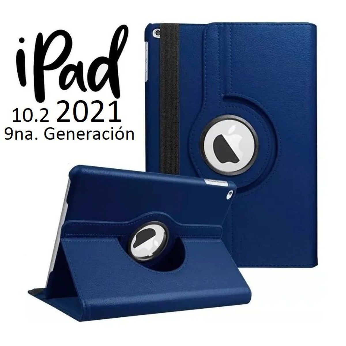 GENERICO - Funda Case Cover Giratoria 360° para iPad 10.2 9na Gen A2602 A2604
