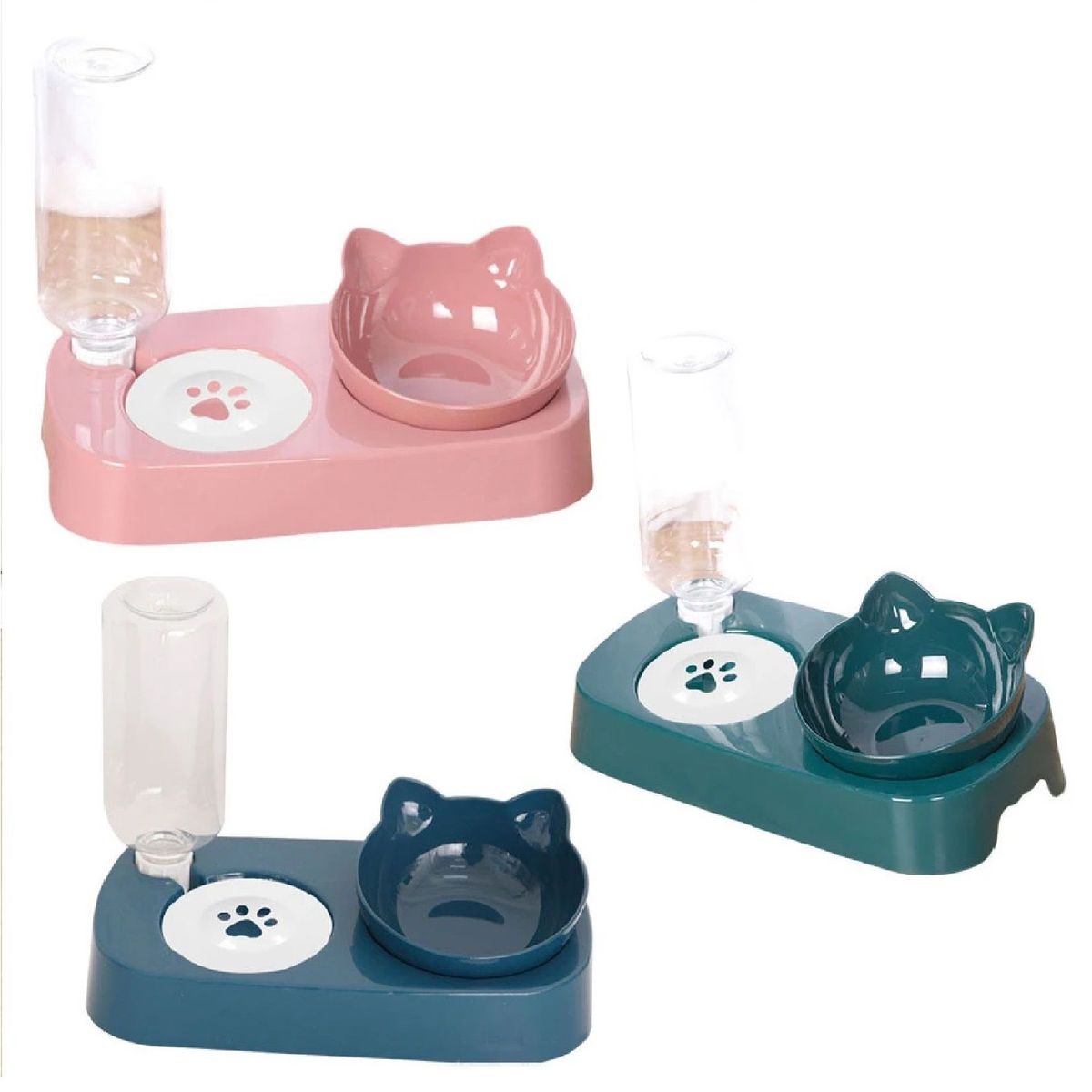 OTTOWARE - Bebedero y Comedero para Mascotas Pequeño