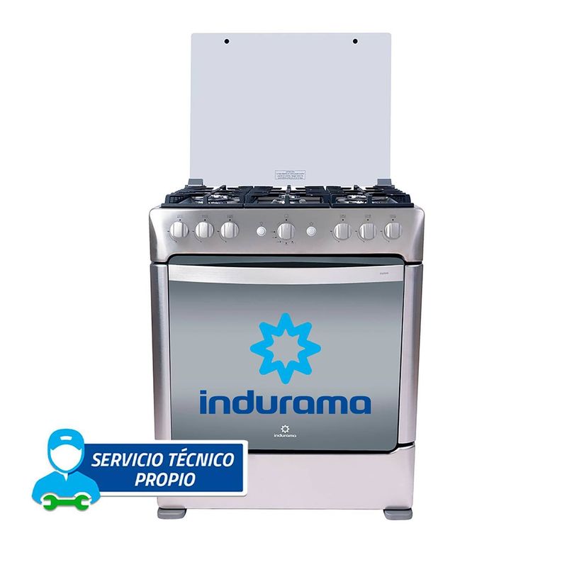 INDURAMA - Cocina Indurama Parma Zafiro Croma 6 quemadores