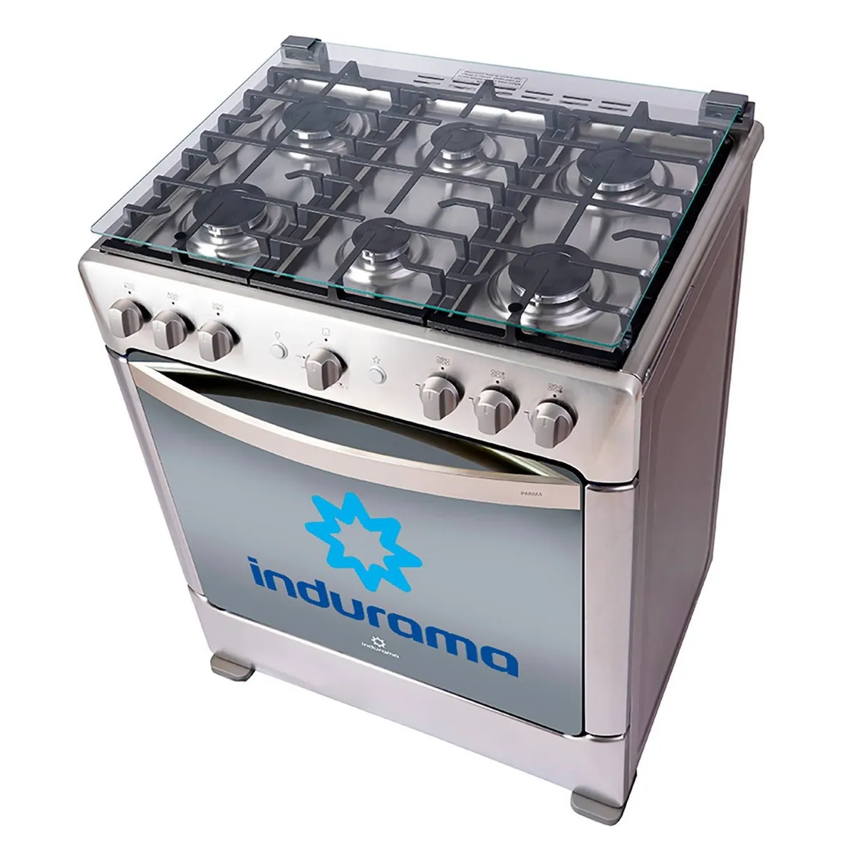 INDURAMA - Cocina Indurama Parma Zafiro Croma 6 quemadores