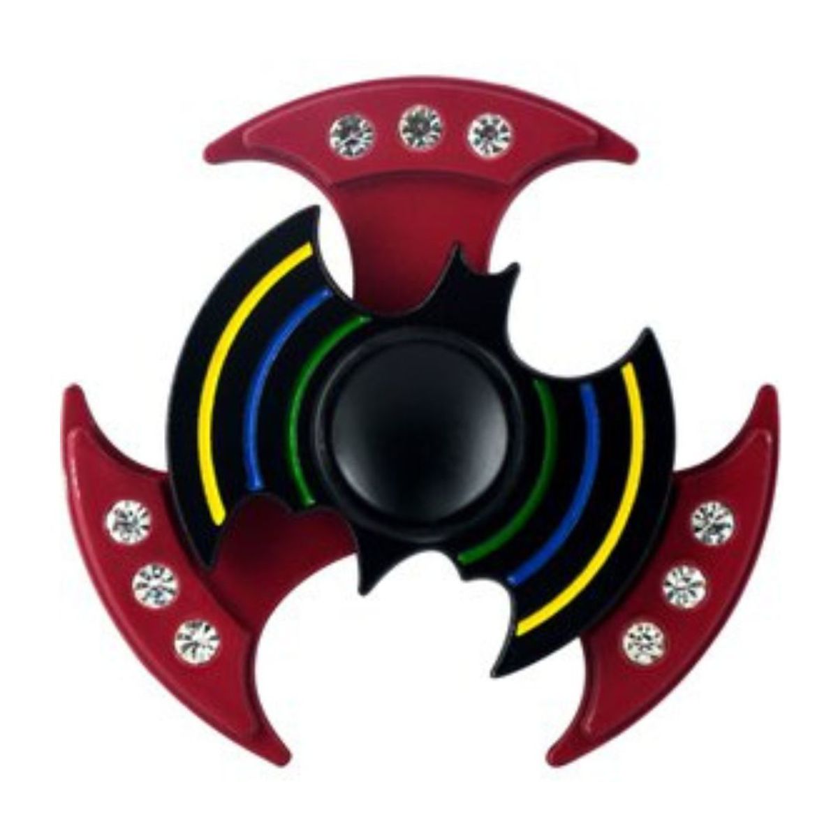 GENERICO - Spinner Hand Fidget Batman Anti Estrés 2 Niveles Metal