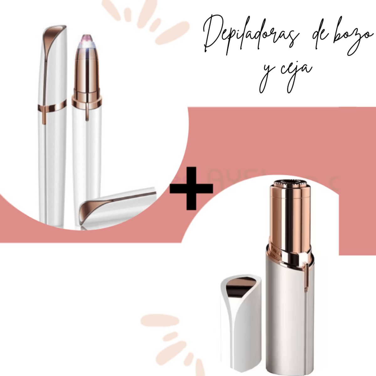GENERICO - Combo de Depiladora de Ceja y  Depilador de  Bozo.