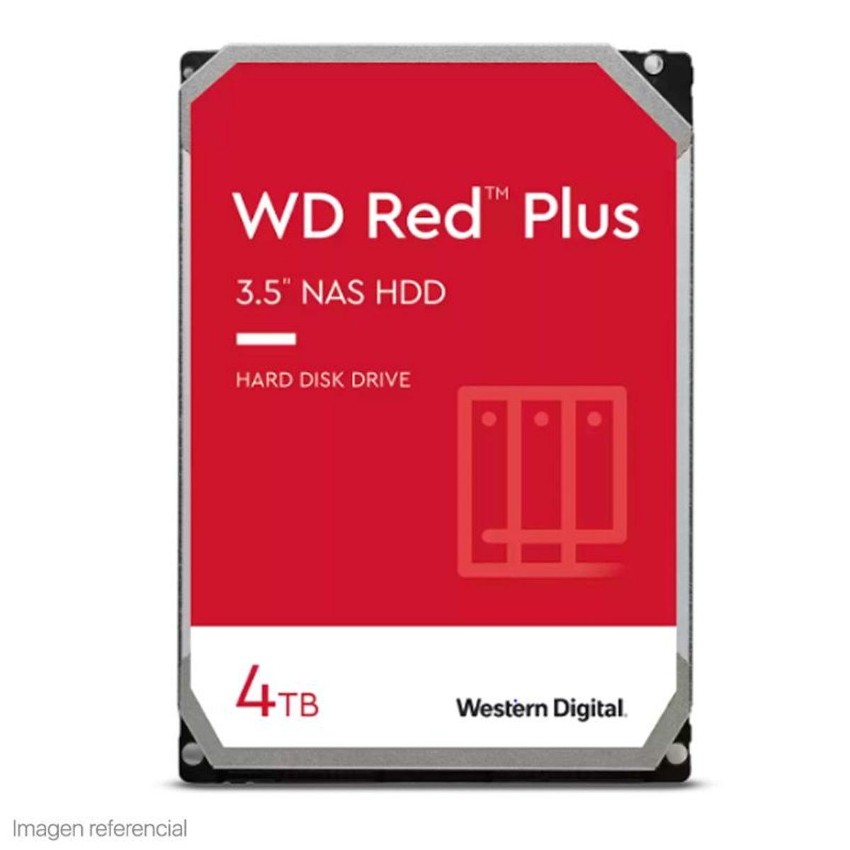 WESTERN DIGITAL - Disco duro Western Digital Red Plus WD40EFPX 4TB SATA 5400rpm 35