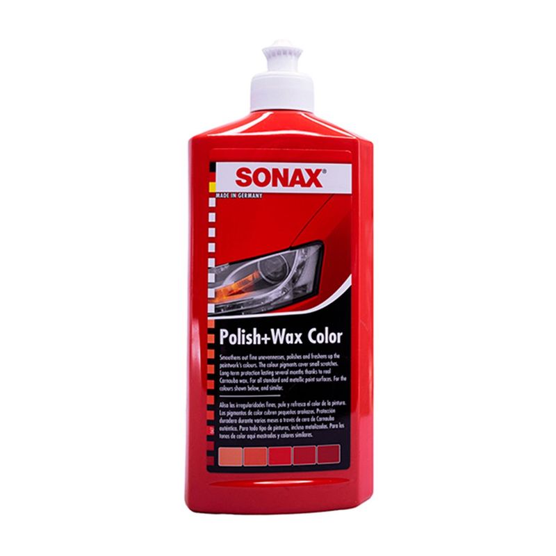 SONAX - Cera Sonax Liquida 500ml Rojo