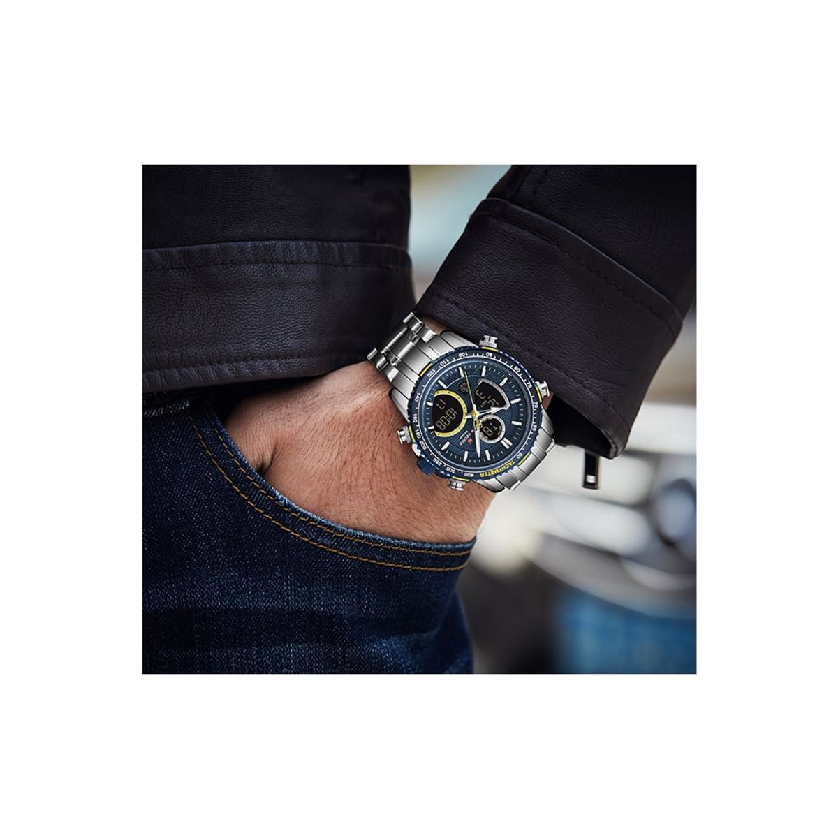 NAVIFORCE - Reloj Naviforce Azul Acero NF9182