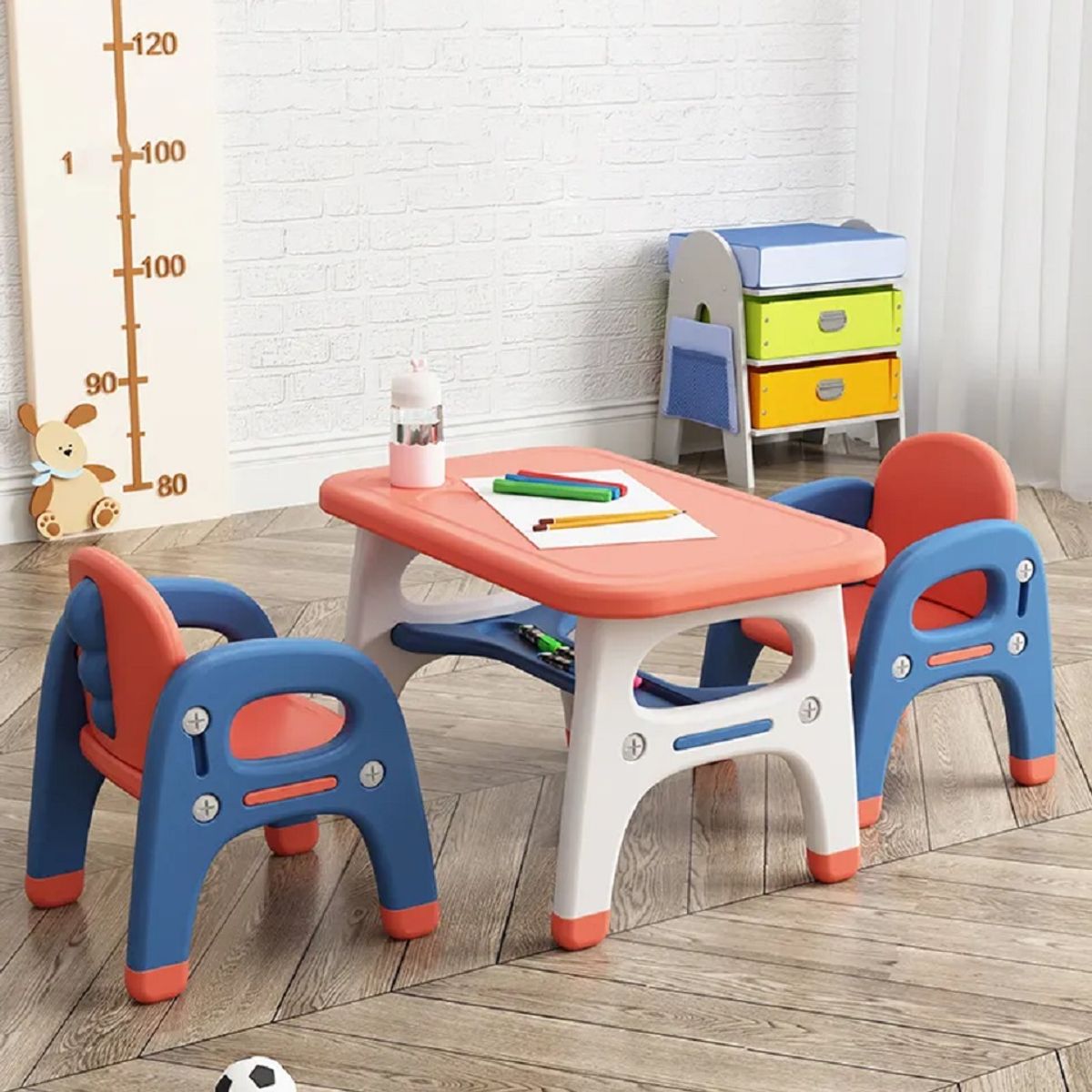 PERU IMPORTACIONES - MESA INFANTIL MODELO DINOSAURIO de 1  a 6 años