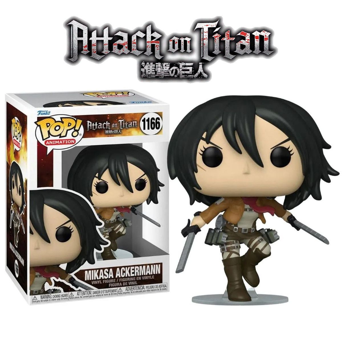 FUNKO - Funko Pop Mikasa Ackermann - Attack On Titan Shingeki No