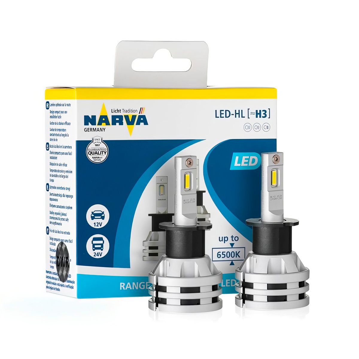NARVA - Foco Narva Led H3 12v 24v 19w 6500k