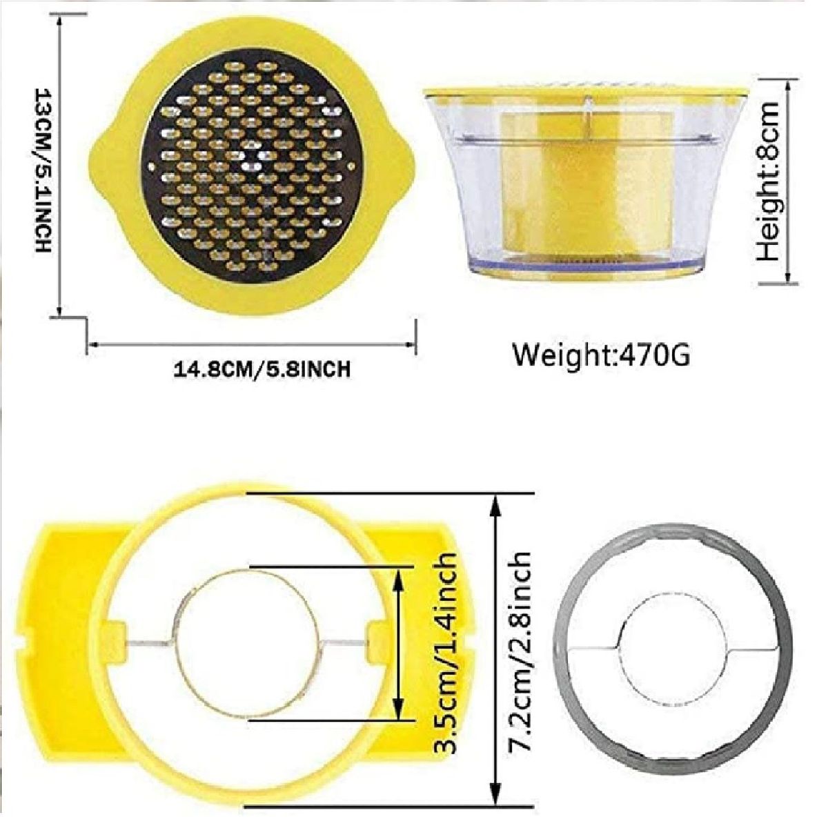 OTTOWARE - Rayador y Desgranador de Maíz