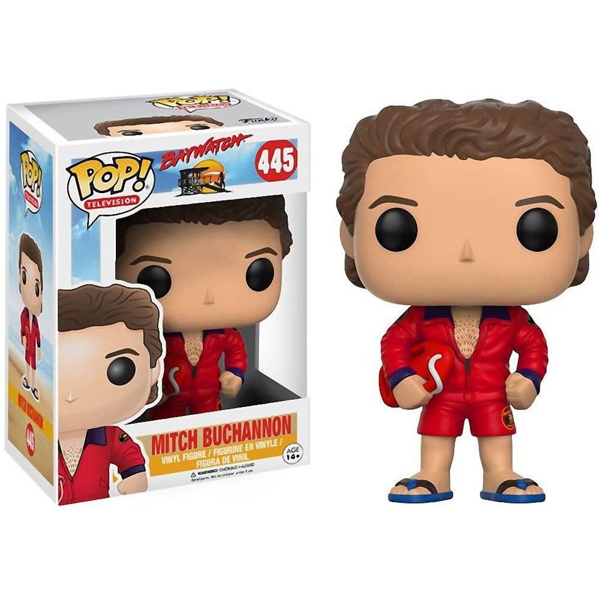 FUNKO - Funko Pop Tv Baywatch - Mitch Buchannon 445