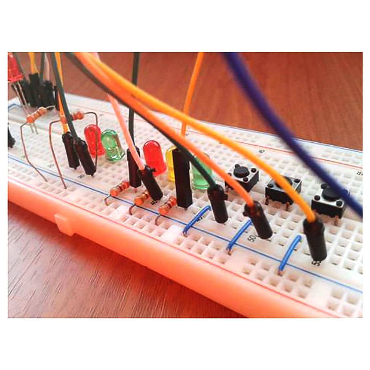 POWER ACOUSTIK - Protoboard 830 puntos y cables para tus prototipos de electrónica