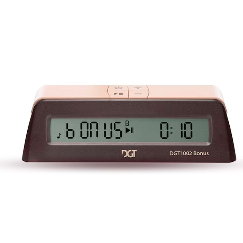 LA CASA DE AJEDREZ - Reloj de Ajedrez DGT 1002 -  Marrón