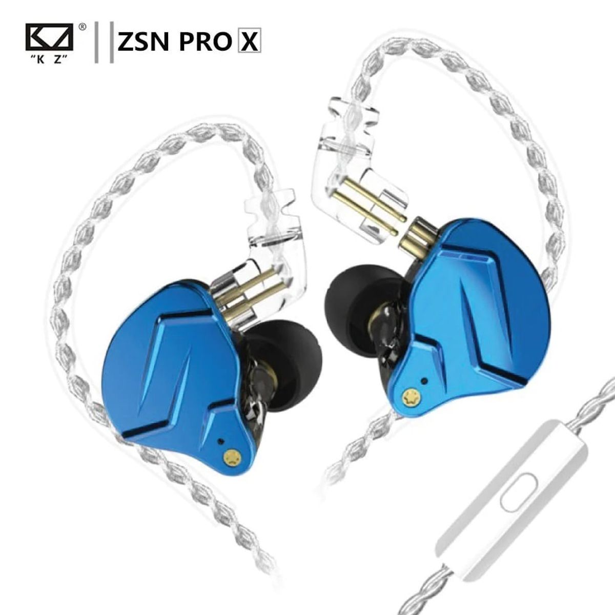 KZ - KZ ZSN Pro X Dual Driver 1BA1DD - Royal Blue