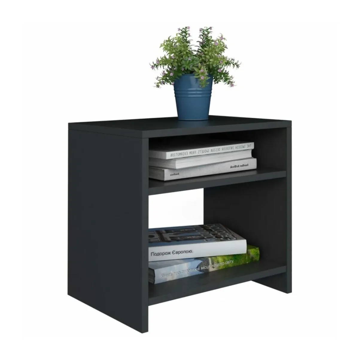 VENTITAS HOME - Mesa de Noche Velador Mónica Ventitas Home Color Negro