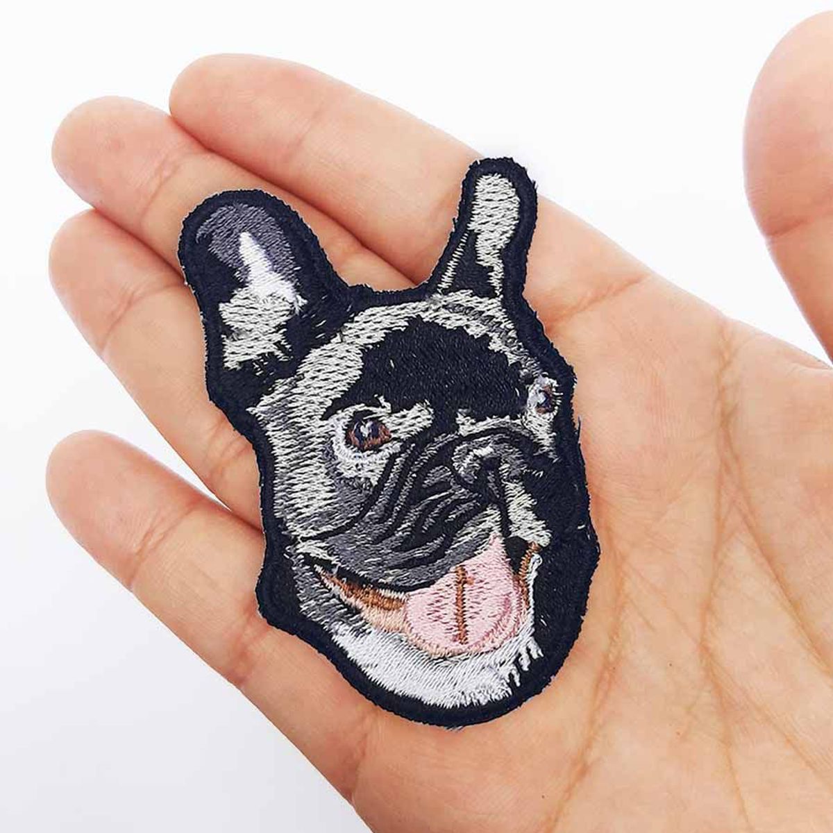 QALA DISEÑO - Parche Bordado - Qala Diseño - Perro Bulldog Frances