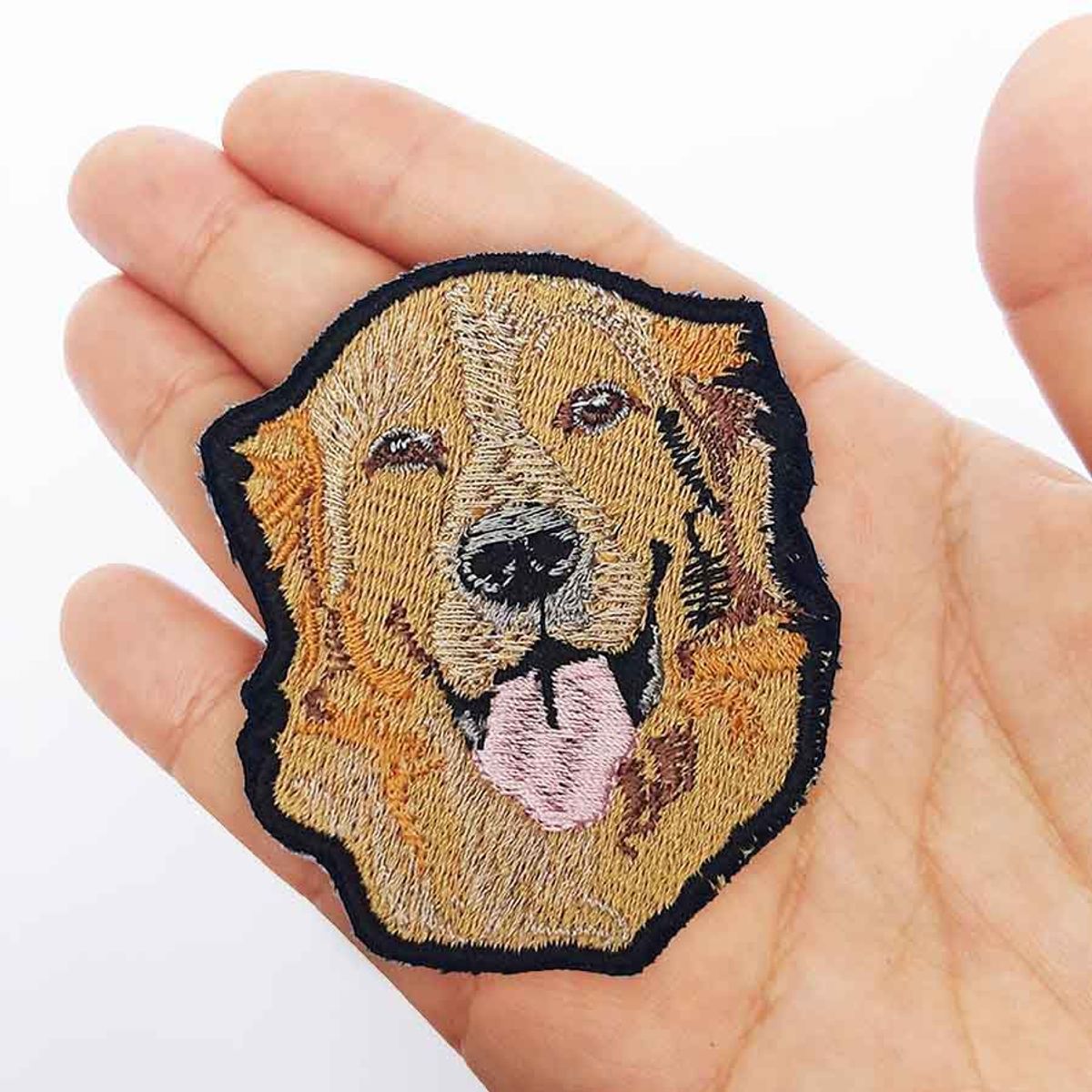 QALA DISEÑO - Parche Bordado - Qala Diseño - Perro Golden Retriever