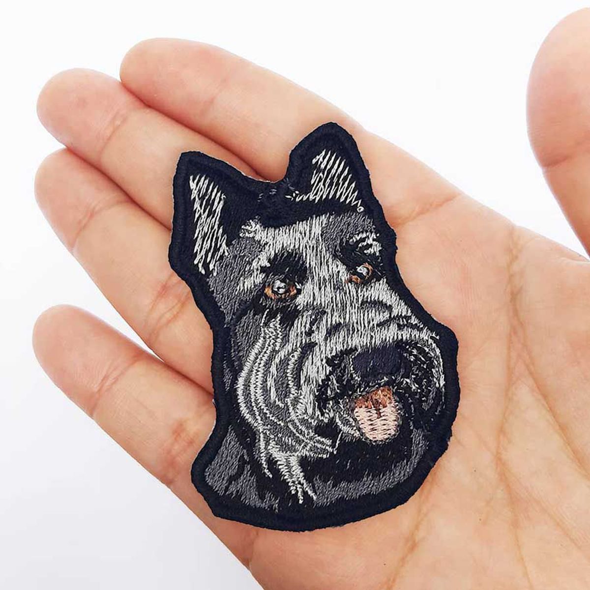 QALA DISEÑO - Parche Bordado - Qala Diseño - Perro Scottish