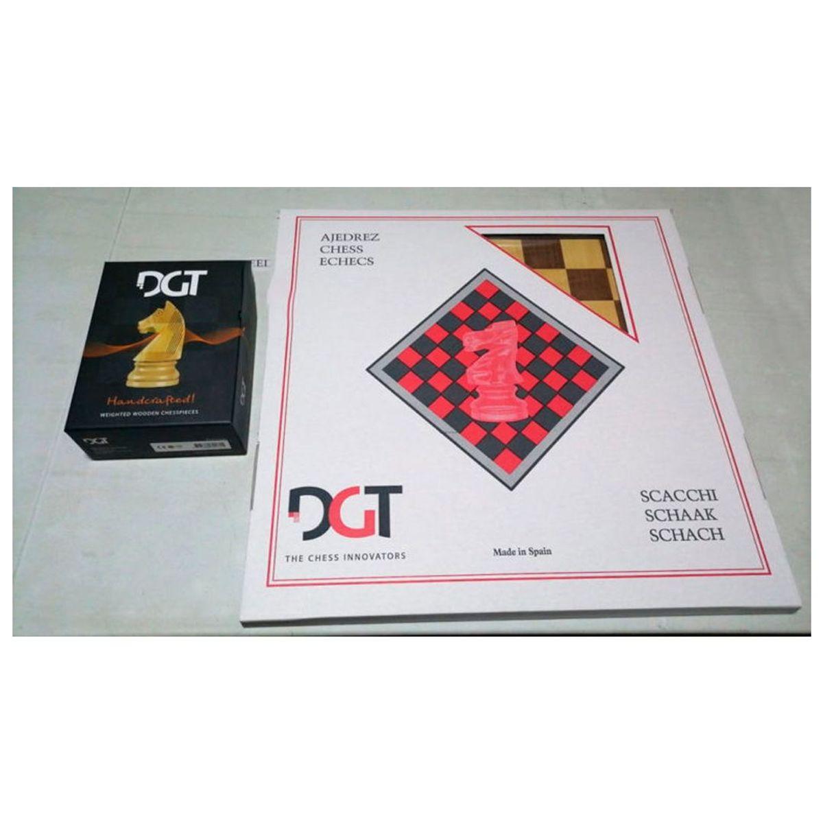 LA CASA DE AJEDREZ - Tablero de Ajedrez Nogal DGT Walnut - De madera