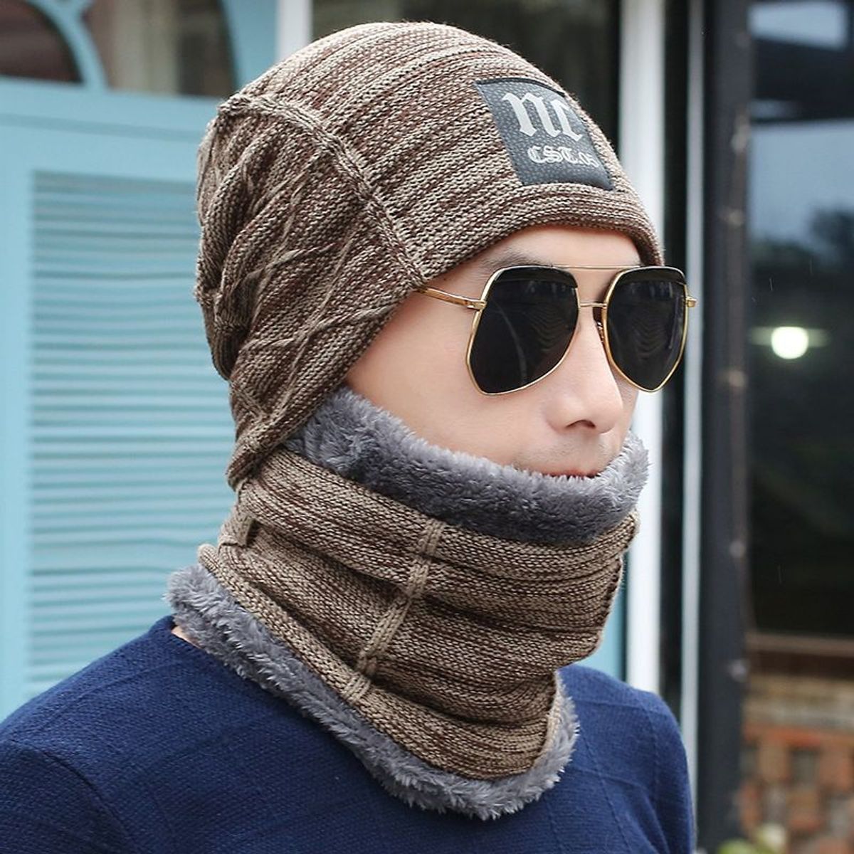 GENERICO - GORRO Y CHALINA CONJUNTO UNISEX