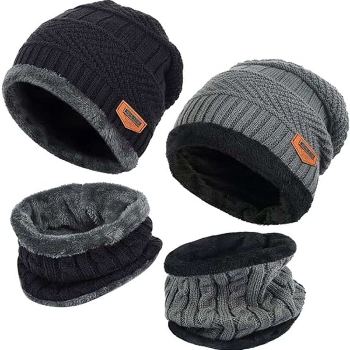 GENERICO - GORRO Y CHALINA CONJUNTO UNISEX