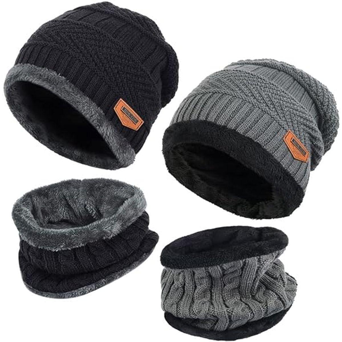 GENERICO - GORRO Y CHALINA CONJUNTO UNISEX