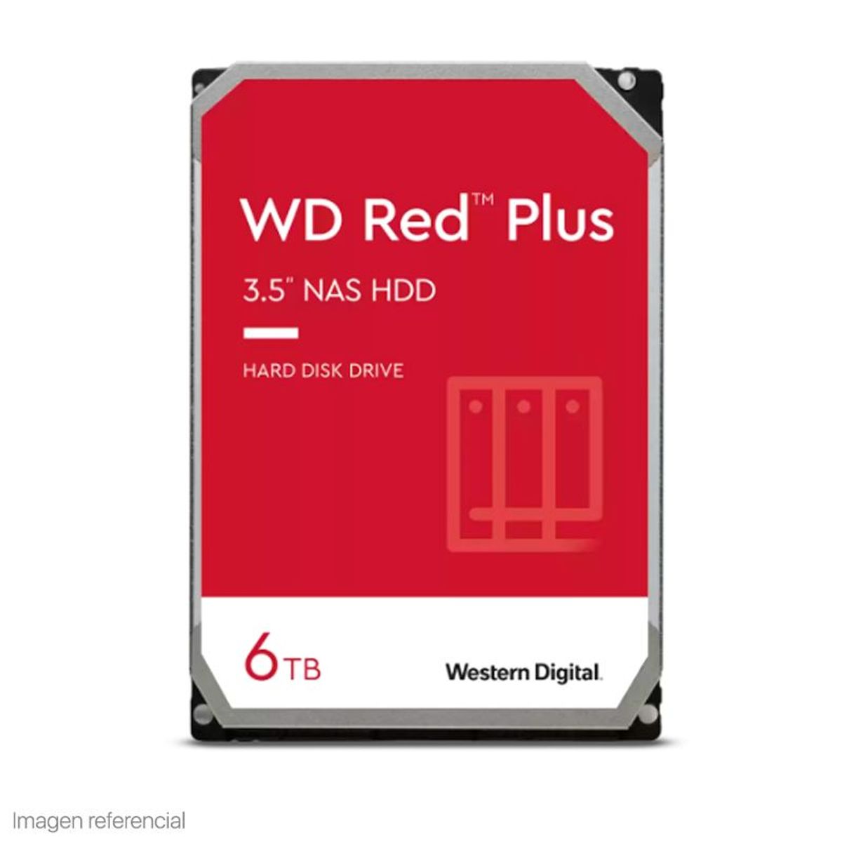 WESTERN DIGITAL - Disco duro Western Digital Red Plus WD60EFPX 6TB SATA