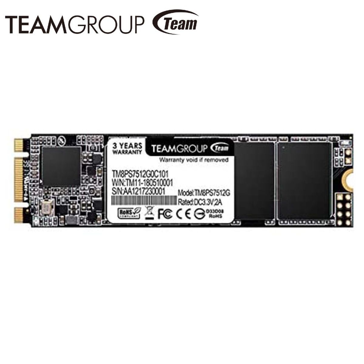 TEAMGROUP - DISCO SSD TEAMGROUP MS30, 512GB, M.2 2280 SATA III 6Gb/s