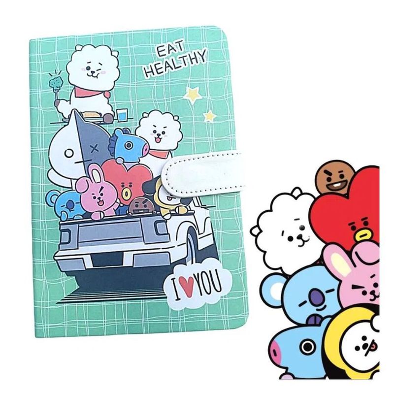 GENERICO - Agenda Notebook Planner Verde BTS BT21
