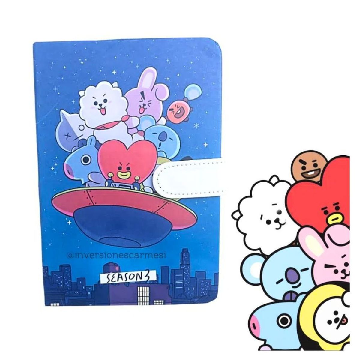 GENERICO - Agenda Notebook Planner Azul BTS BT21