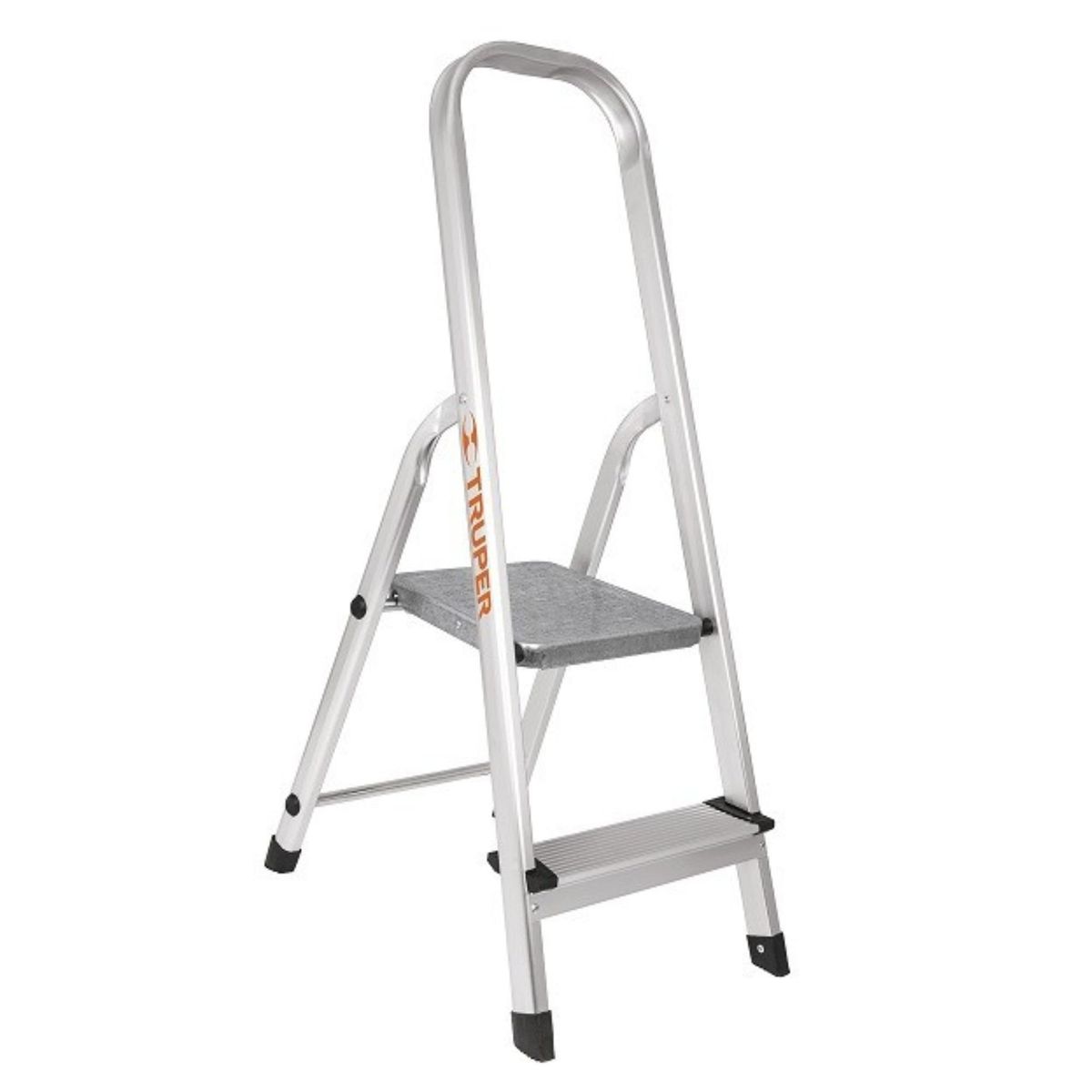 TRUPER - Escalera tubular 2 peldaños, plegable - Truper