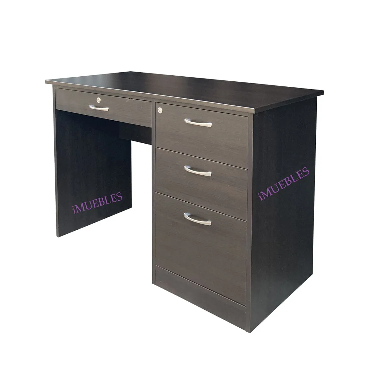 TEMEL - Escritorio Oficina Escritorio Ejecutivo Con Llave Melamina 18MM