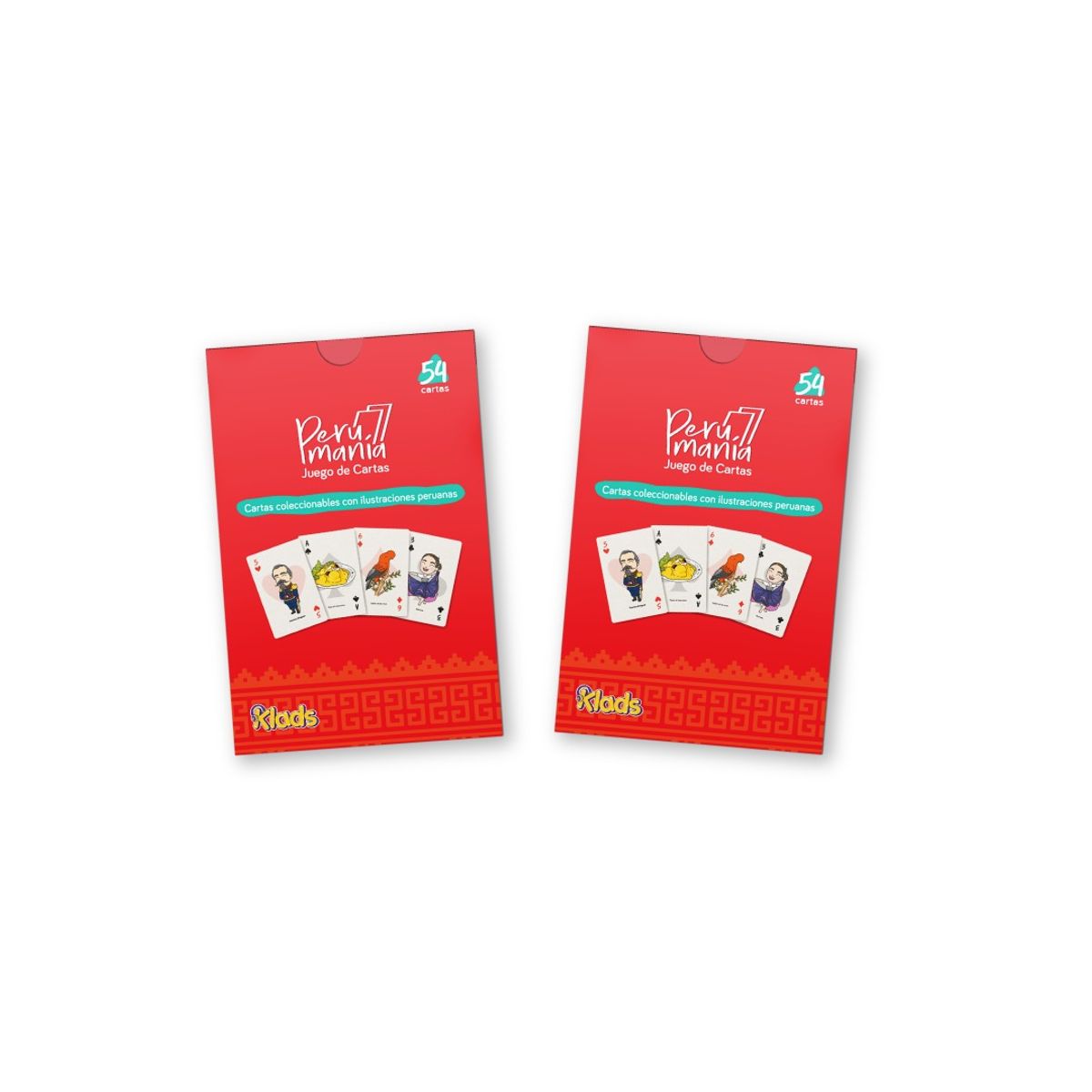 INGENIAL - Juego de Cartas Klads Perumanía x2