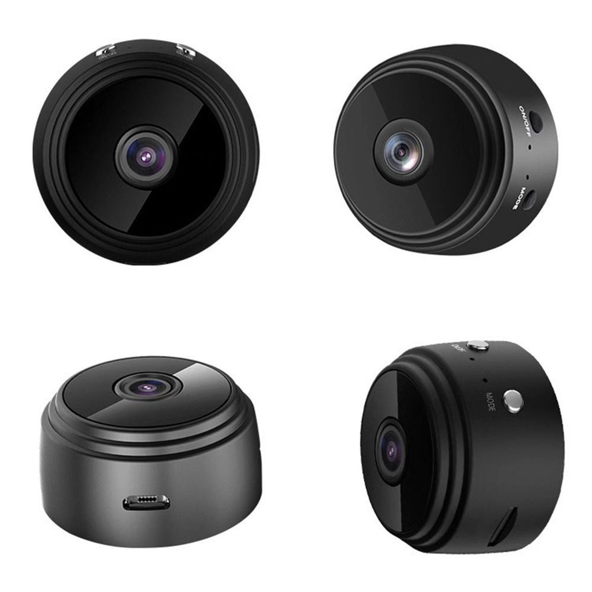 OEM - Mini Cámara Espía WiFi HD 1080P Inalámbrica Sensor de Movimiento