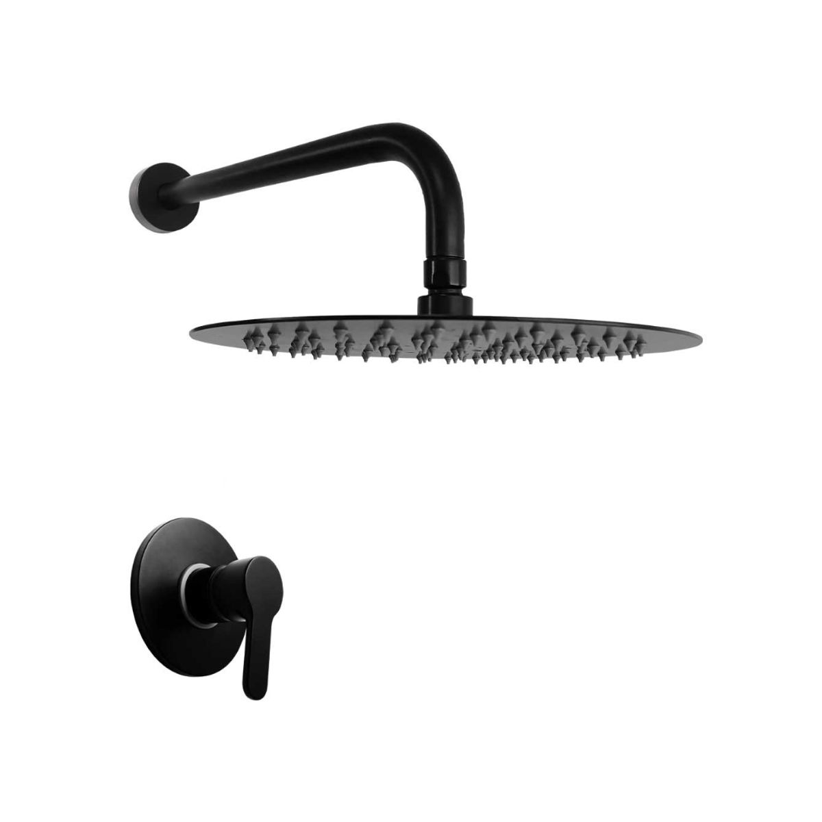 VAINSA - Grifería Ducha Monocomando Maui con salida española black negro Vainsa