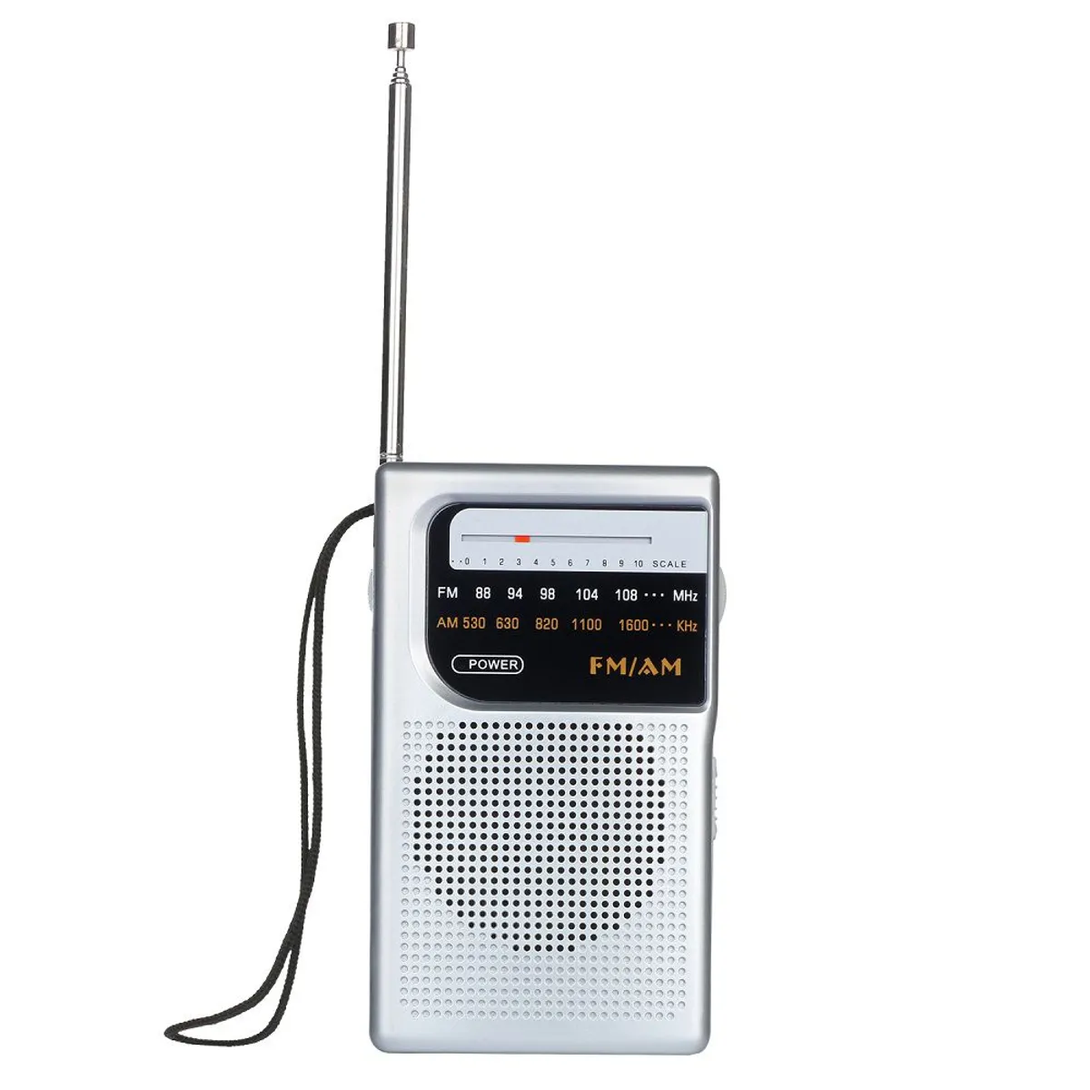 GENERICO - Radio Modelo Retro Portátil a Pilas  FM / AM
