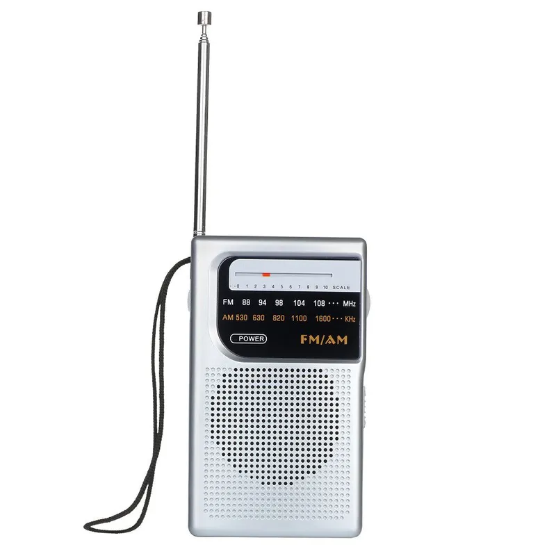 GENERICO - Radio Modelo Retro Portátil a Pilas  FM / AM