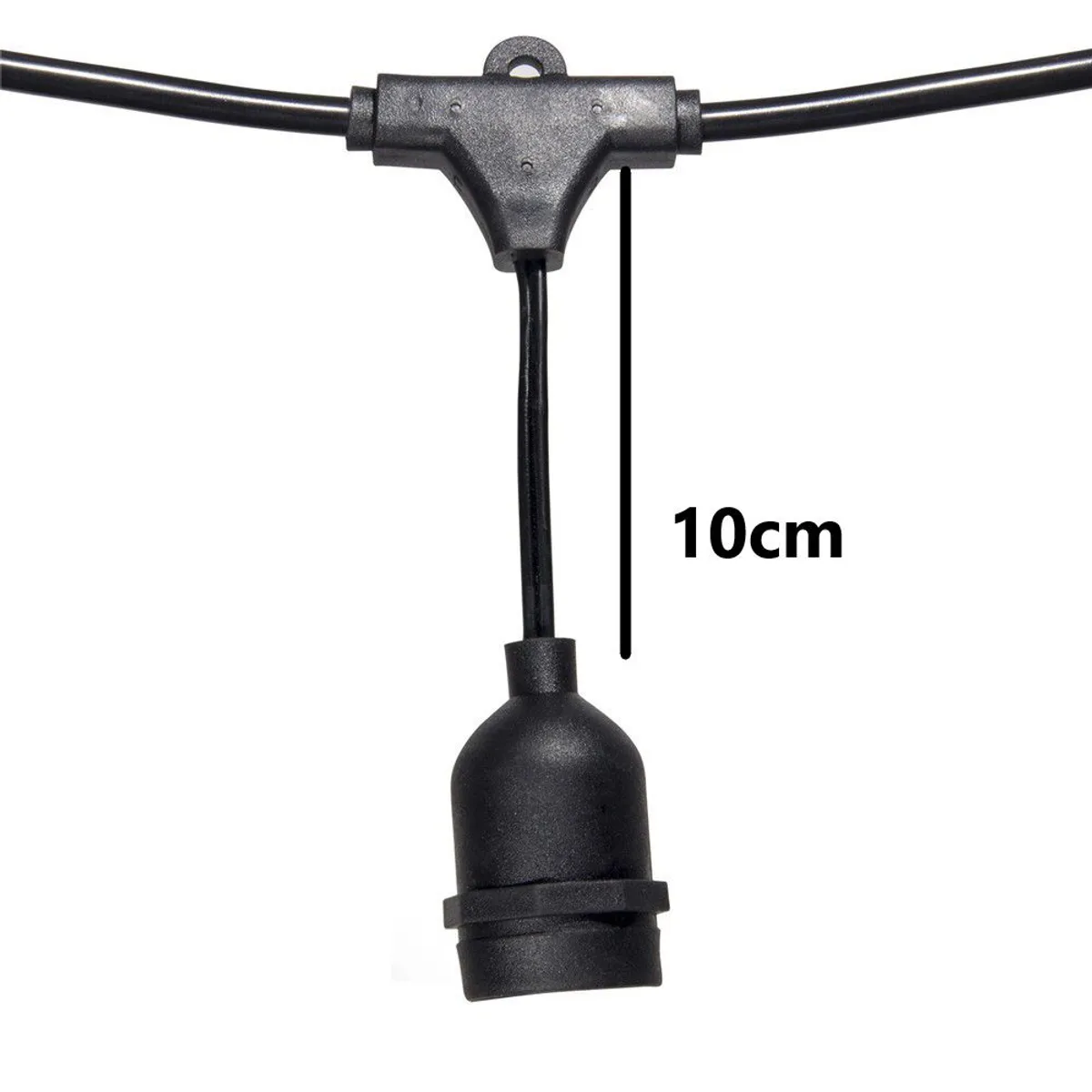 GENERICO - Guirnalda 20 socket de 10 metros