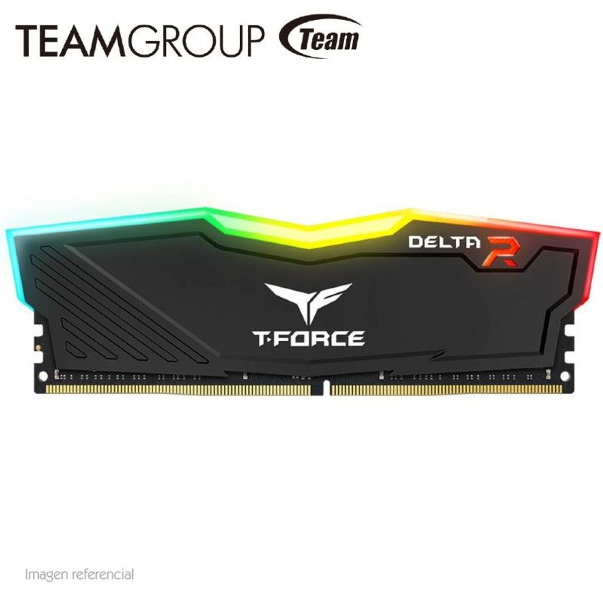 TEAMGROUP - Memoria RAM TEAMGROUP T-Force Delta RGB DDR4 8GB 3200MHz