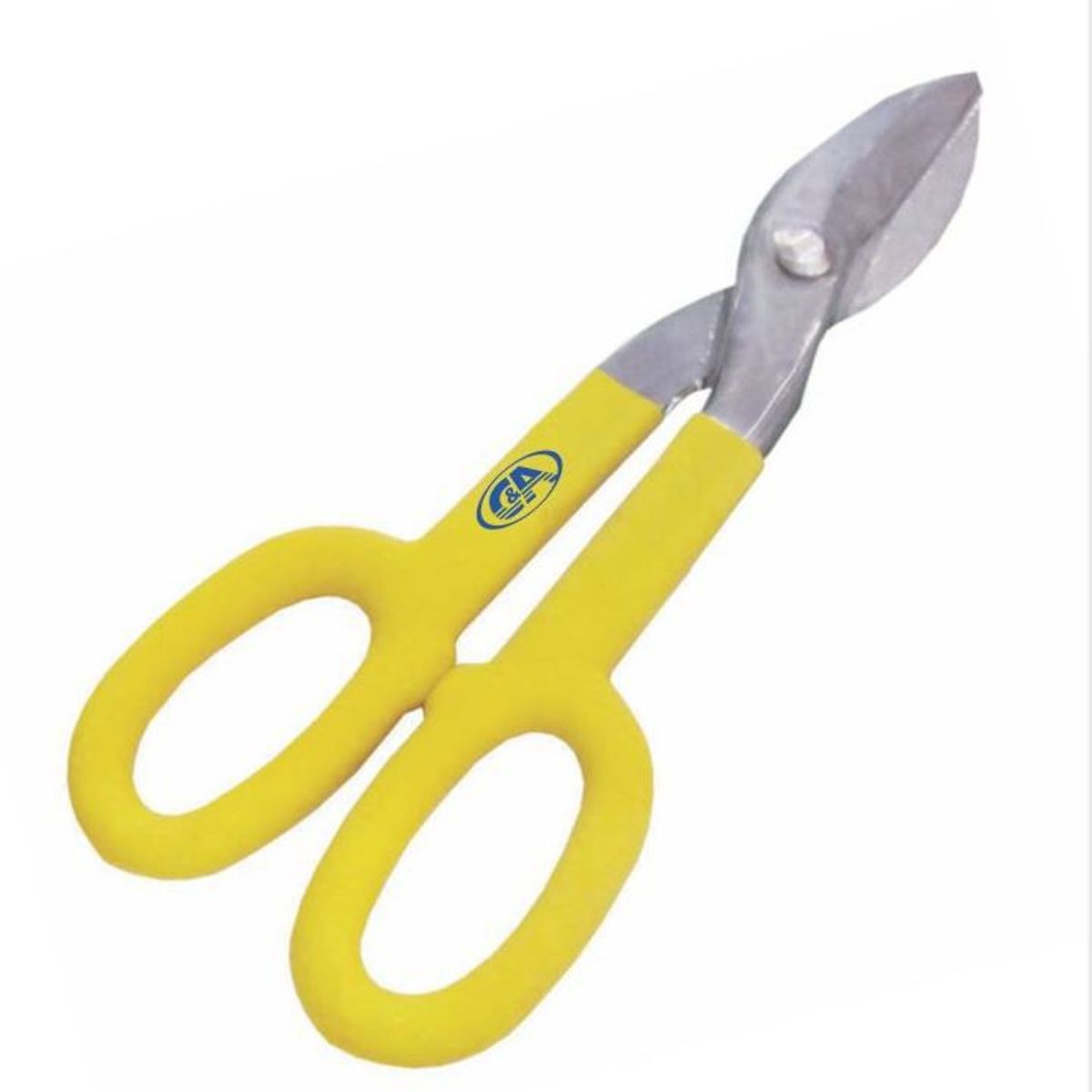 C AND A TOOLS - Tijera para Hojalatero 12" C&A  Mango Revestido - Amarillo