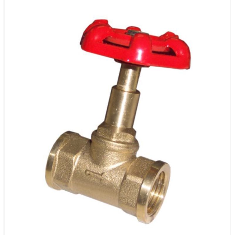 VALMAX - Válvula Jenkins 3/4" Valmax  -  Bronce / Rojo.