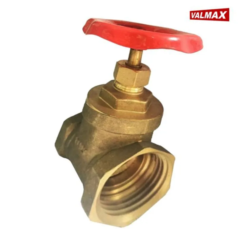 VALMAX - Llave de Compuerta 1/2" Valmax  -  Bronce / Rojo