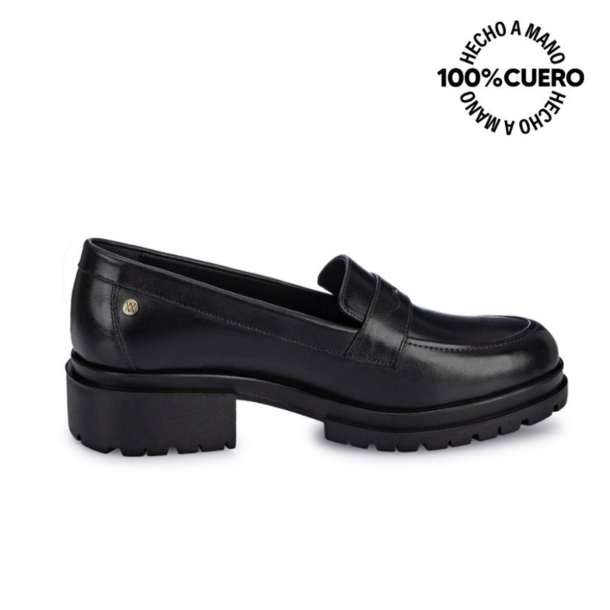 VIALE - Zapato Mocasín Casual TASTE-2302 Negro Viale Cuero