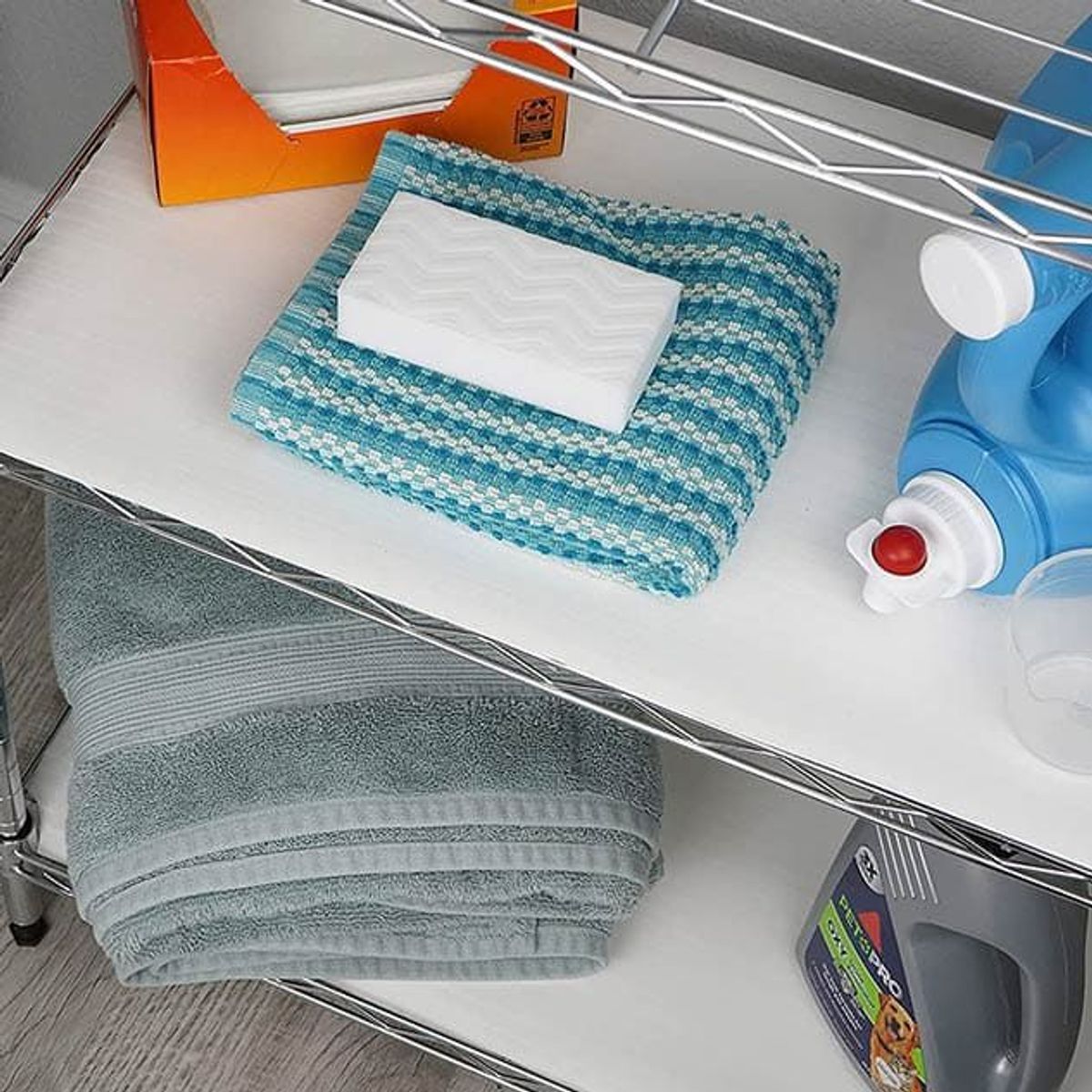 CONTACT - Cobertor No Adh. Zig-Zag Blanco 30.4 cm. x 1.5 mt